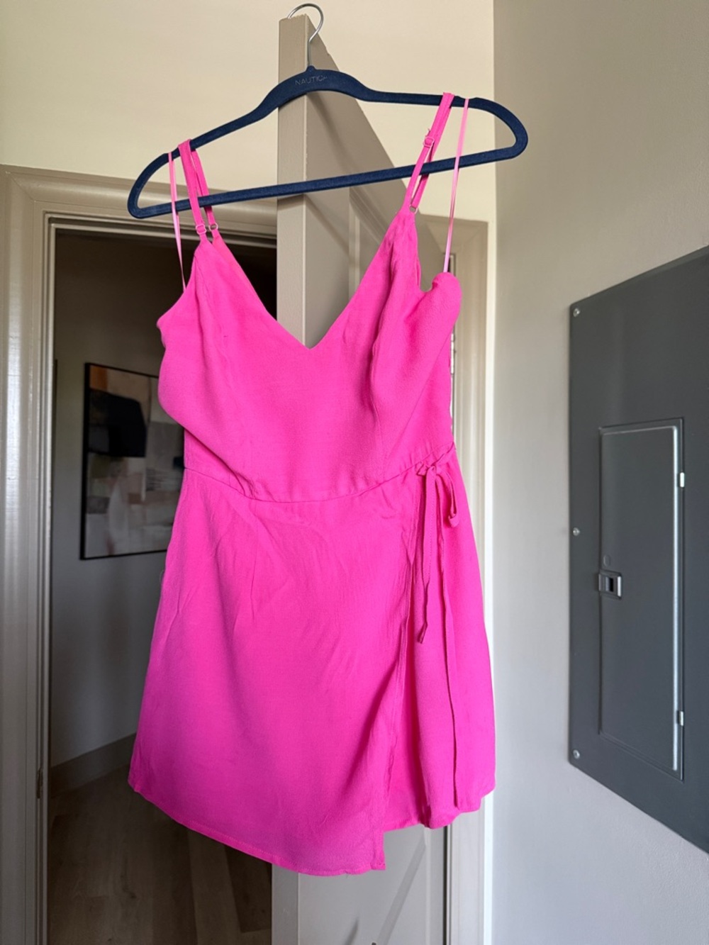 superdown Hot Pink romper